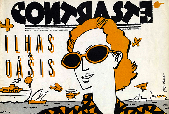 Contraste cover, 1986 by Jorge Colombo